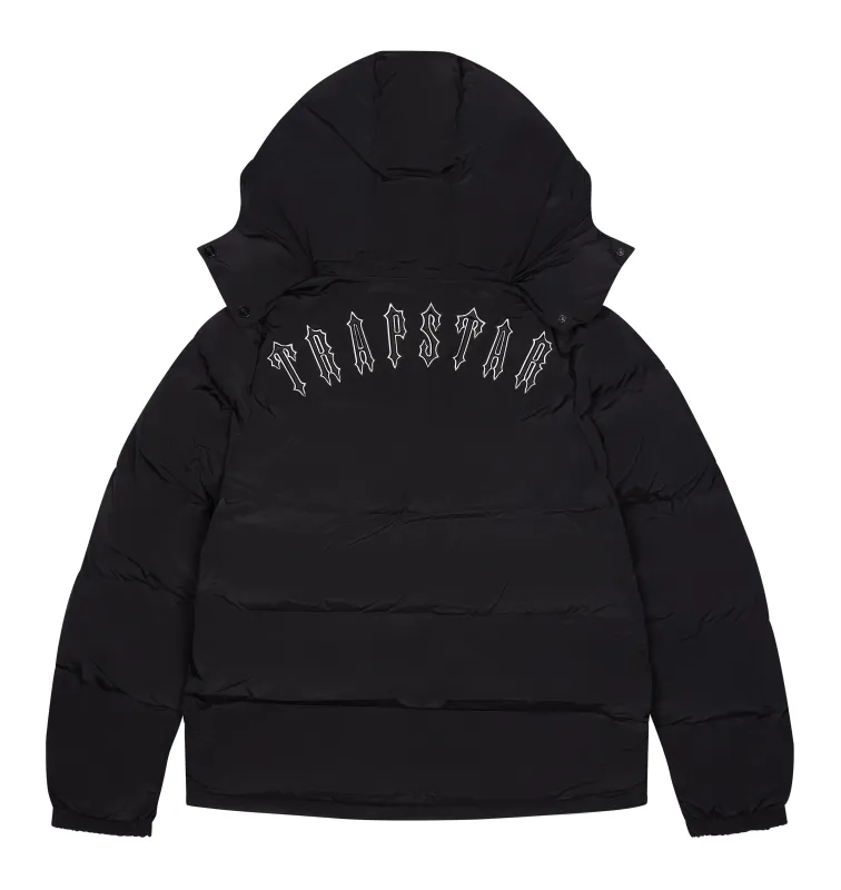 Irongate Detachable Hooded Puffer Jacket - Black sold by Trapstar London