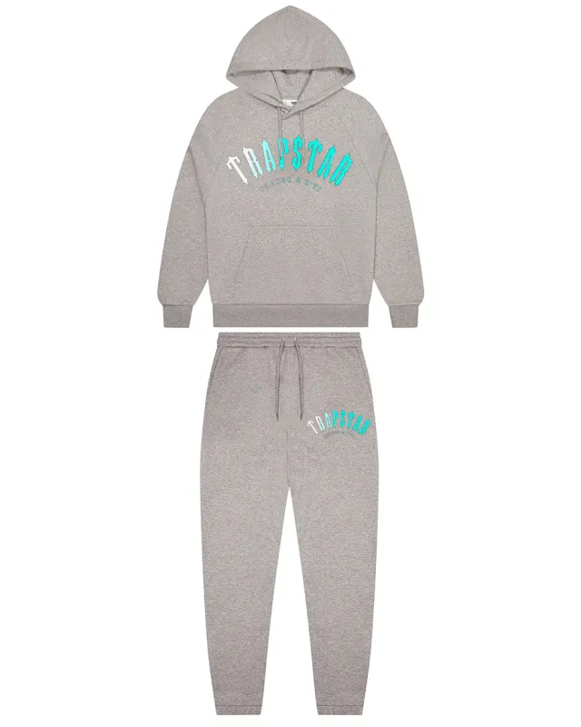 Irongate Arch Fade Tracksuit -Grey/Teal sold by Trapstar London