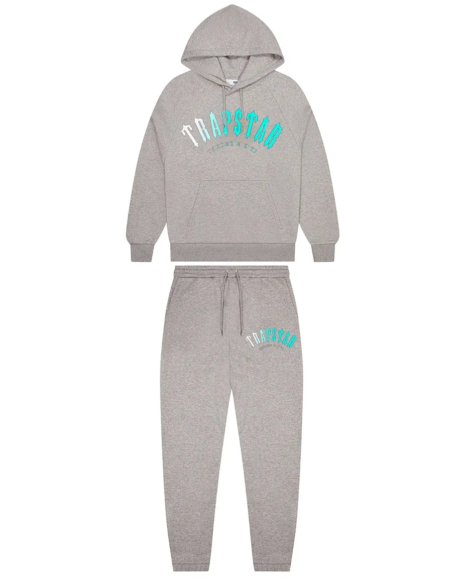 *PRE ORDER* Irongate Arch Fade Tracksuit -Grey/Teal sold by Trapstar London