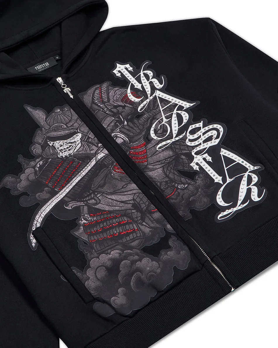 Samurai Diamanté Hoodie - Black sold by Trapstar London product image thumbnail 2