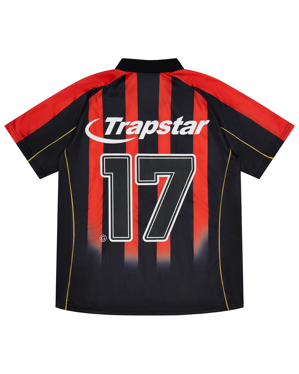 *PRE ORDER* Hyperdrive Striped Football Jersey - Black/Red sold by Trapstar London product image thumbnail 2