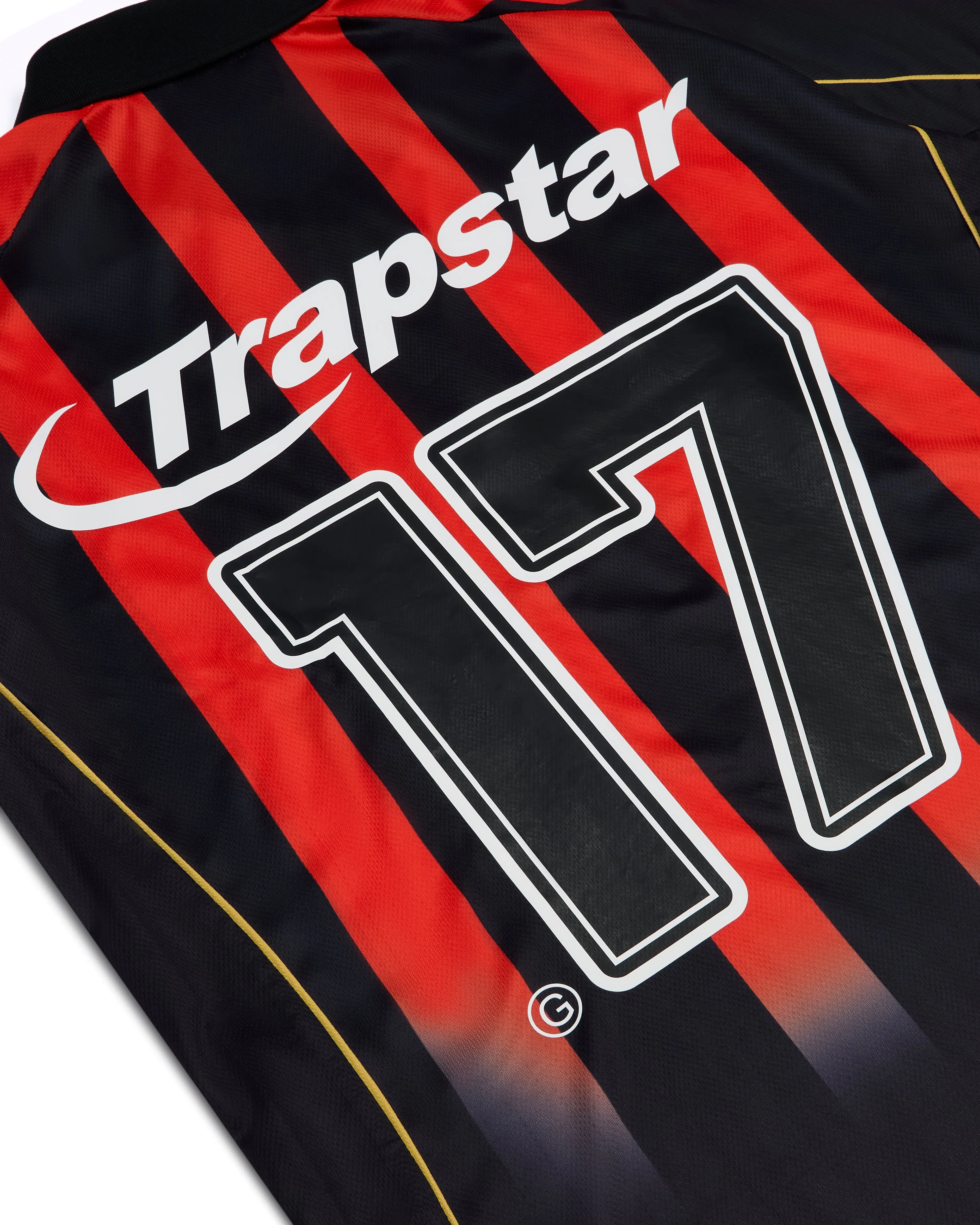 *PRE ORDER* Hyperdrive Striped Football Jersey - Black/Red sold by Trapstar London product image thumbnail 4
