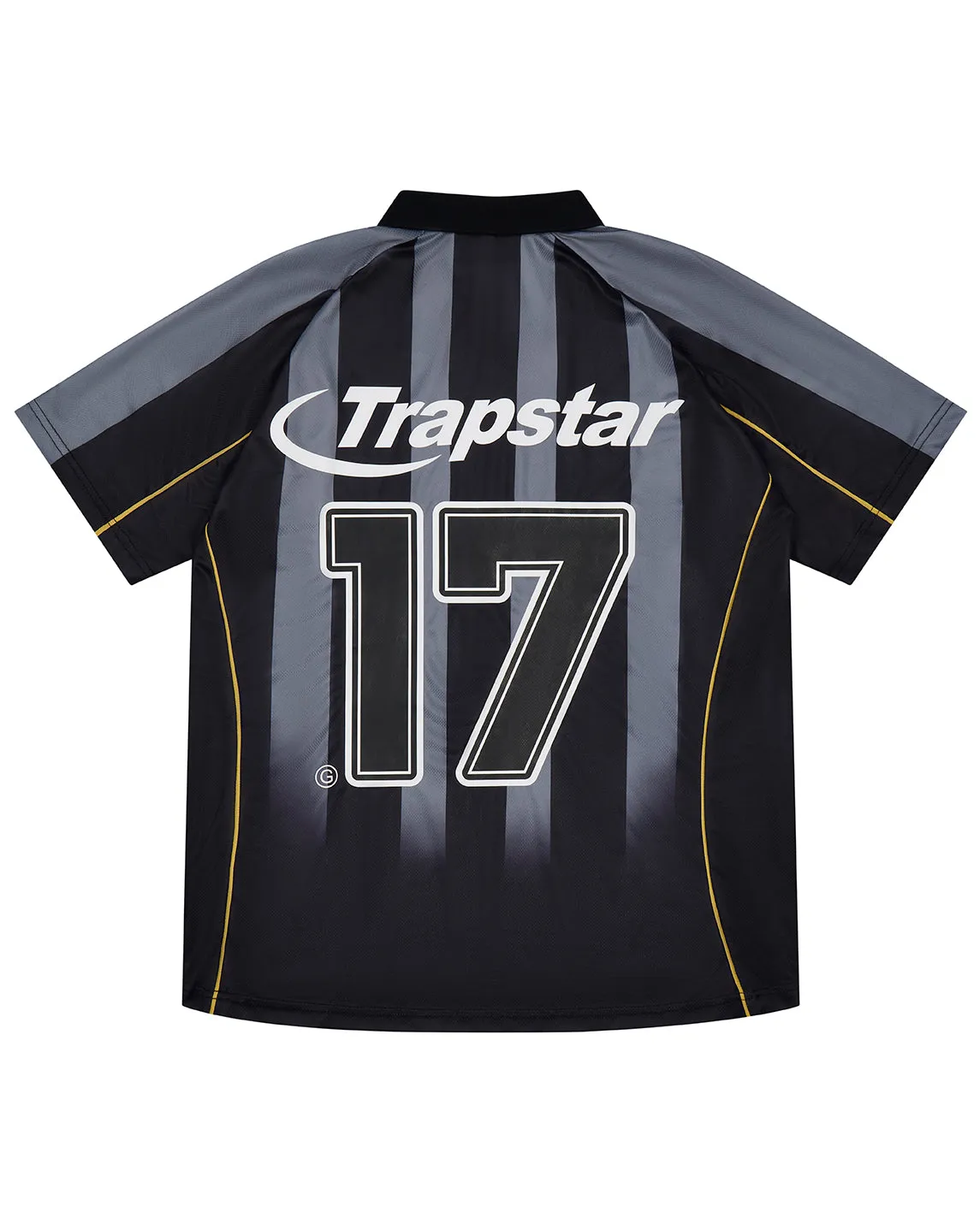 *PRE ORDER* Hyperdrive Striped Football Jersey - Black sold by Trapstar London product image thumbnail 2