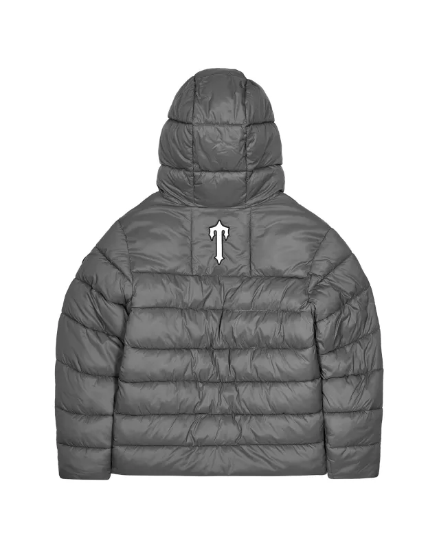 It's A Secret Hooded Puffer - Grey sold by Trapstar London