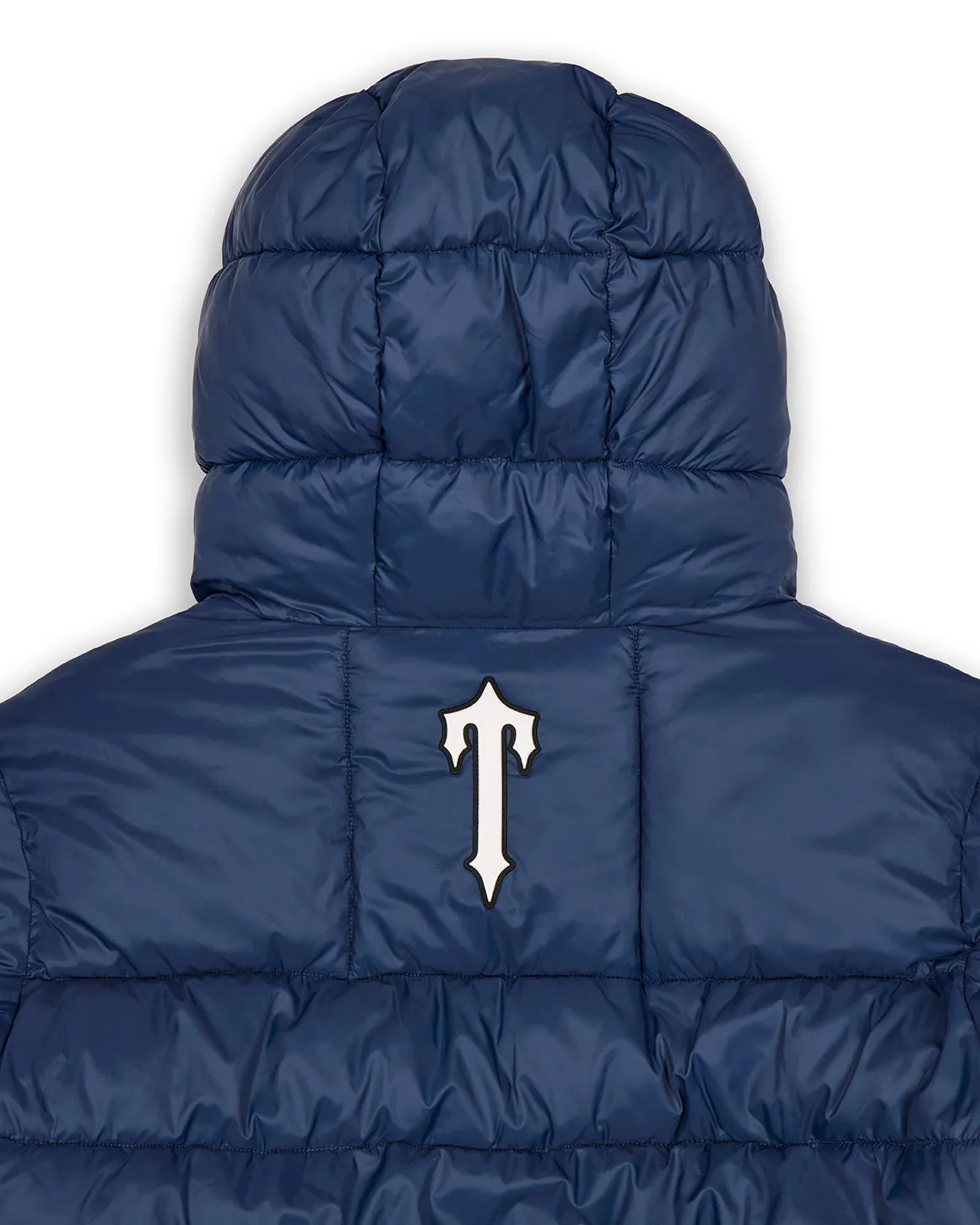 It's A Secret Hooded Puffer - Navy sold by Trapstar London product image thumbnail 3