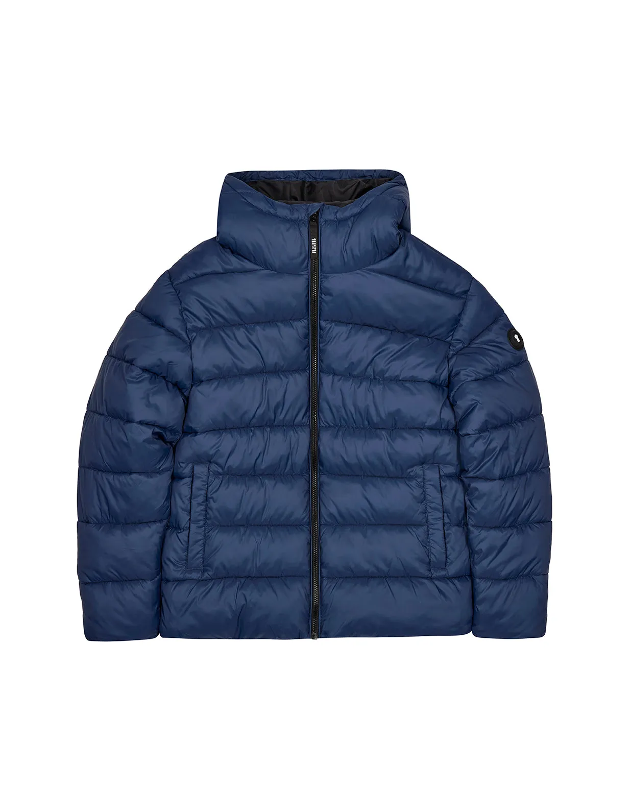 It's A Secret Hooded Puffer - Navy sold by Trapstar London product image thumbnail 2