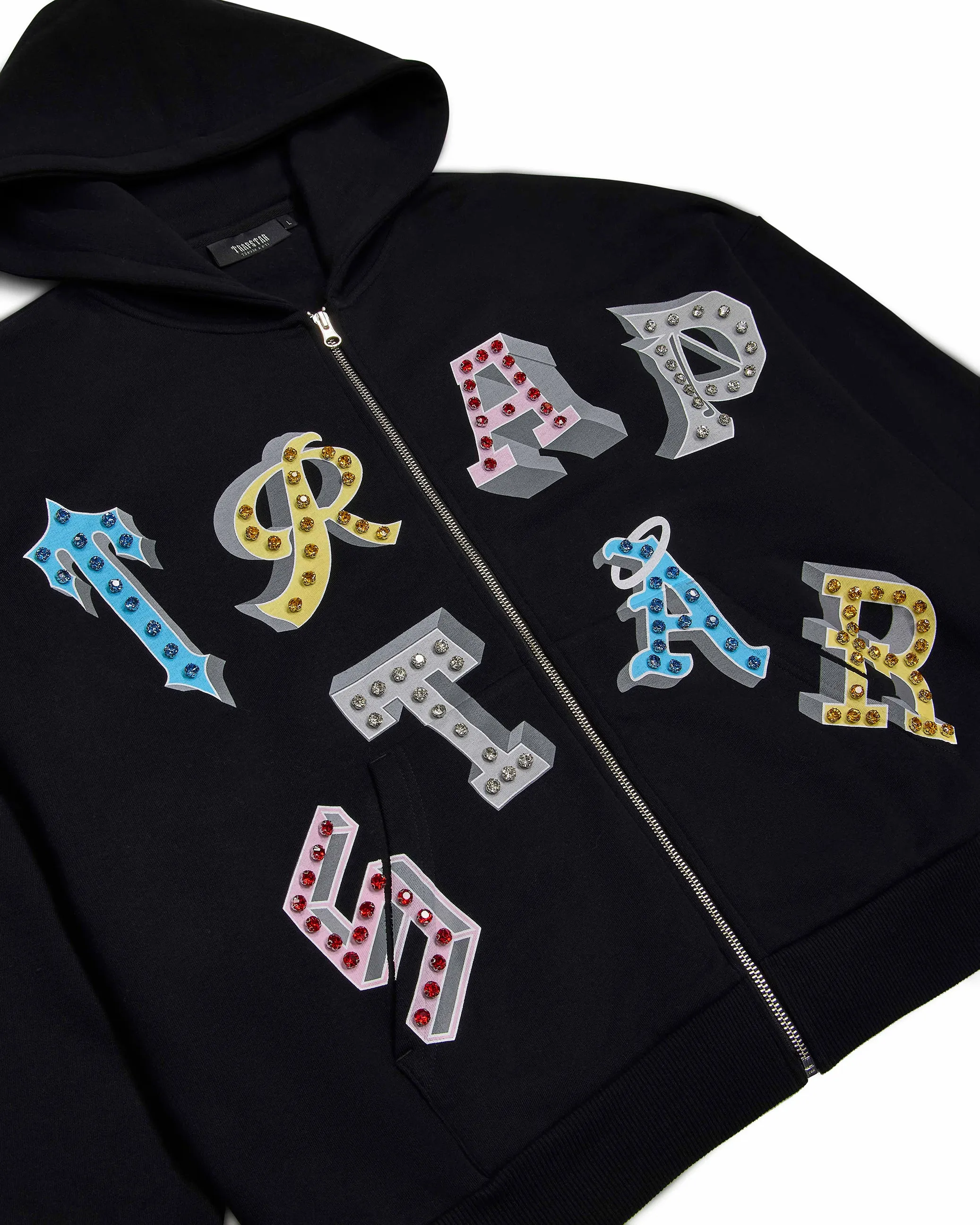 Wildcard 2.0 Zip Hoodie - Black sold by Trapstar London product image thumbnail 2