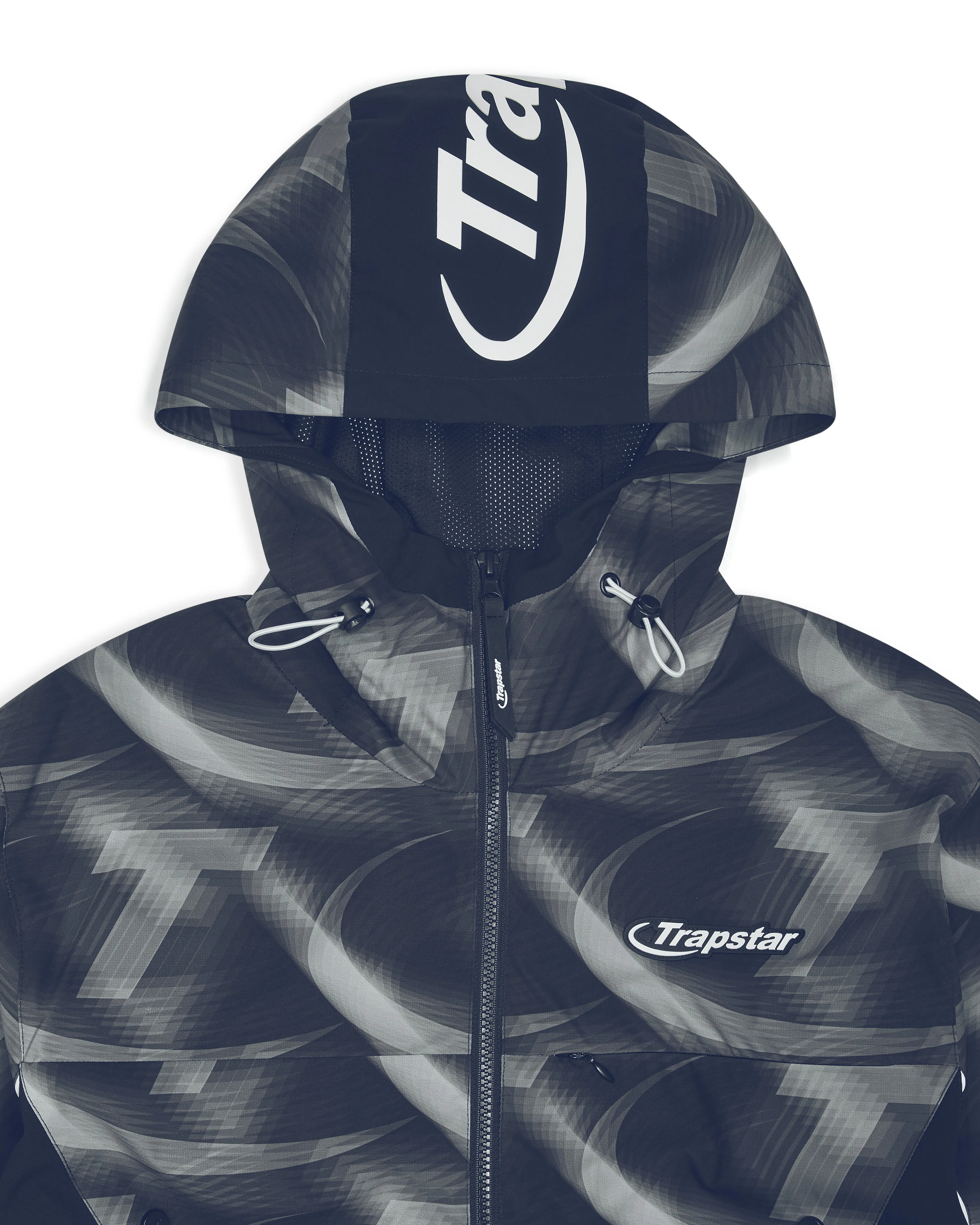 Hyperdrive Print Windbreaker - Navy sold by Trapstar London product image thumbnail 3