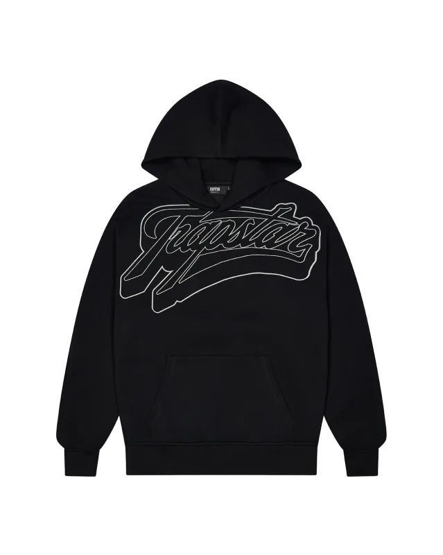 PRE ORDER Strike Out Hoodie - Blackout sold by Trapstar London