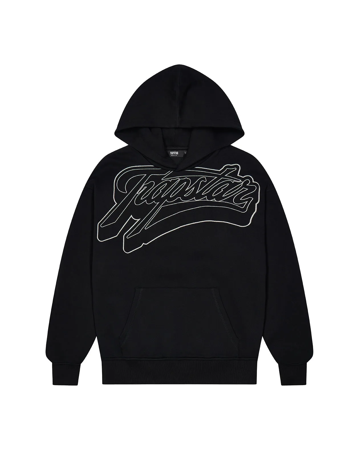 PRE ORDER Strike Out Hoodie - Blackout sold by Trapstar London
