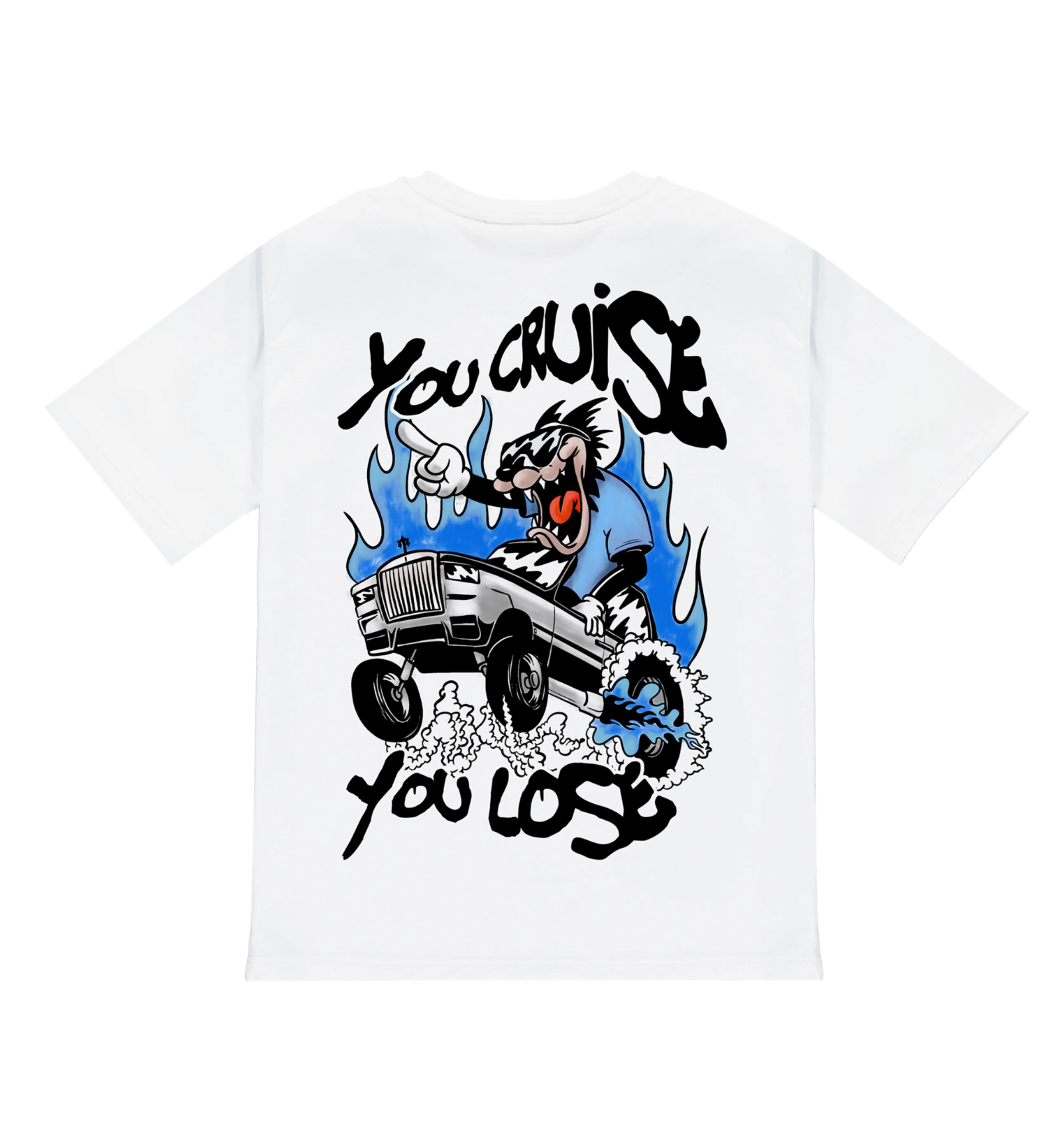 You Cruise You Lose Tee - White sold by Trapstar London