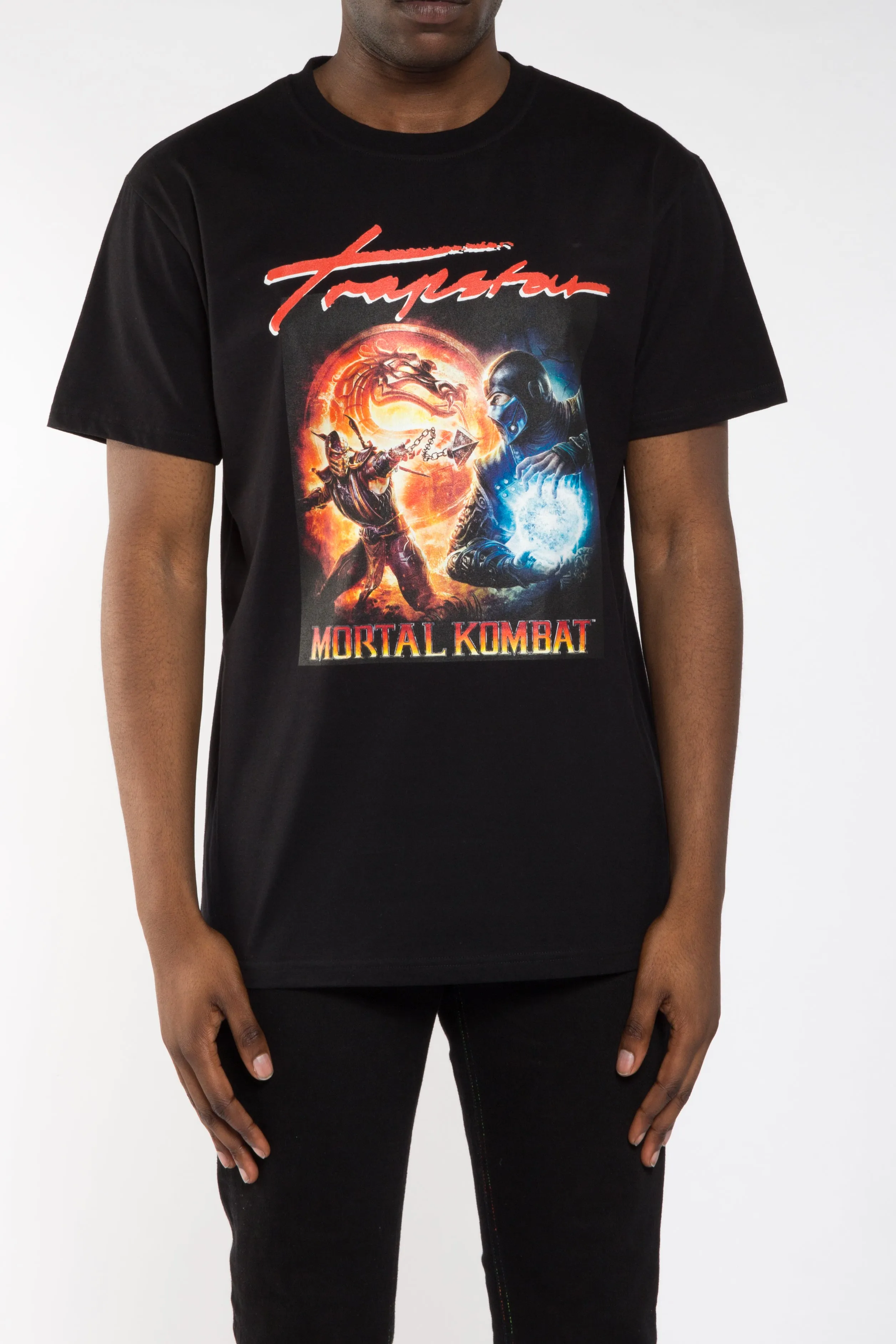 Trapstar x Mortal Kombat Signature Tee - Black sold by Trapstar London