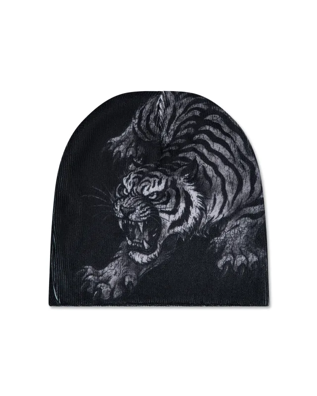 Tiger Beanie - Black made by Trapstar London