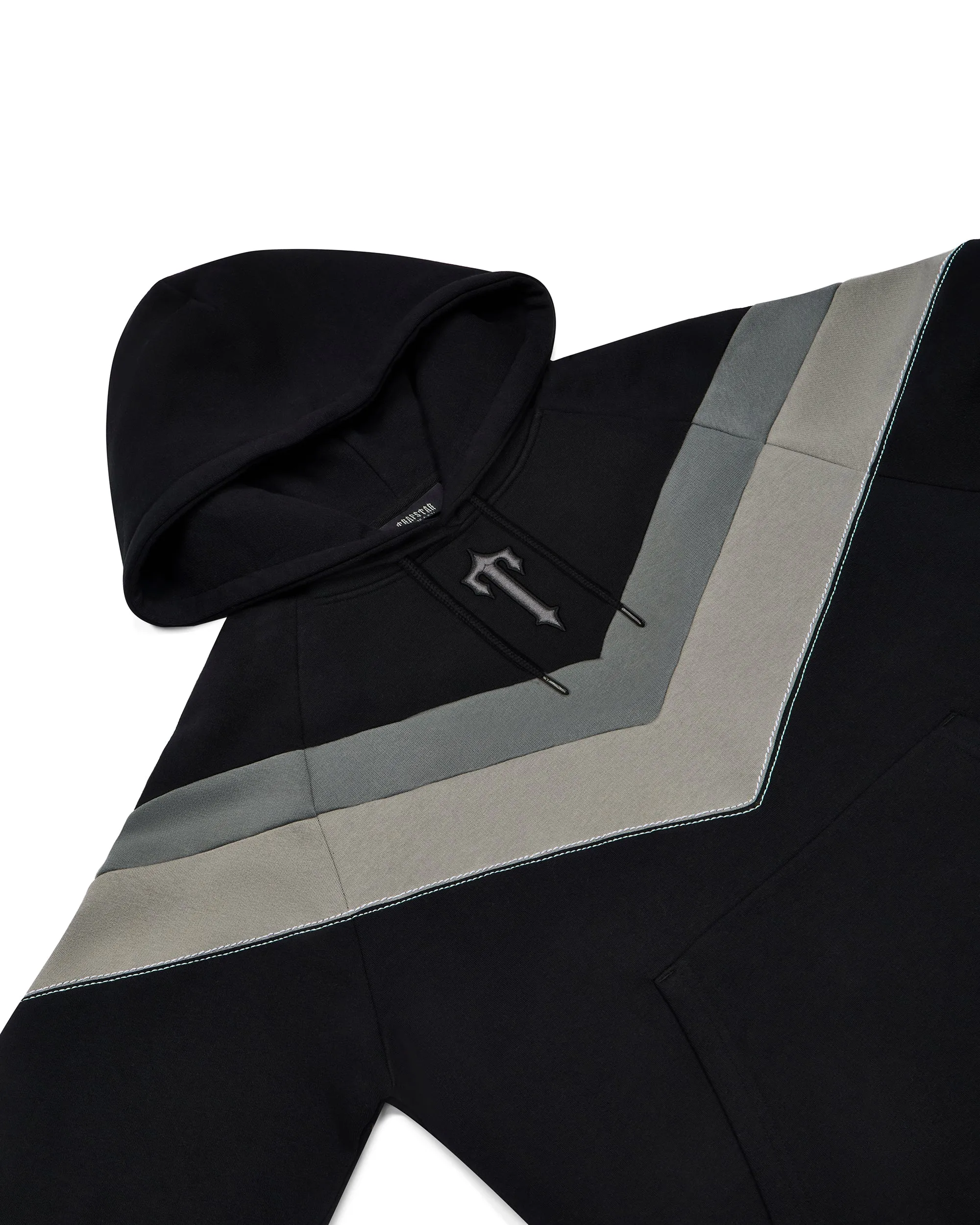 V Stripe Tracksuit - Black sold by Trapstar London product image thumbnail 3