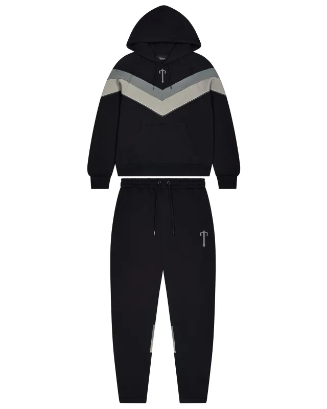 V Stripe Tracksuit - Black sold by Trapstar London