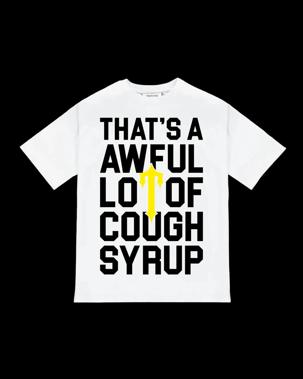 *PRE ORDER* Trapstar x Cough Syrup 2.0 Tee - White sold by Trapstar London