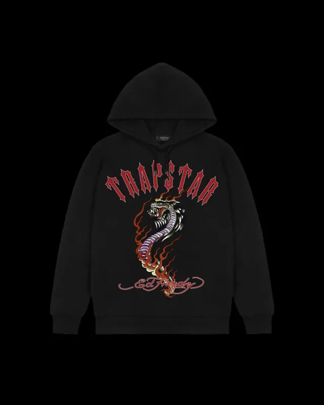 *PRE ORDER* Trapstar x Ed Hardy 2.0 Hoodie - Black sold by Trapstar London