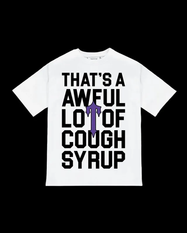 *PRE ORDER* Trapstar x Cough Syrup OG Tee - White made by Trapstar London