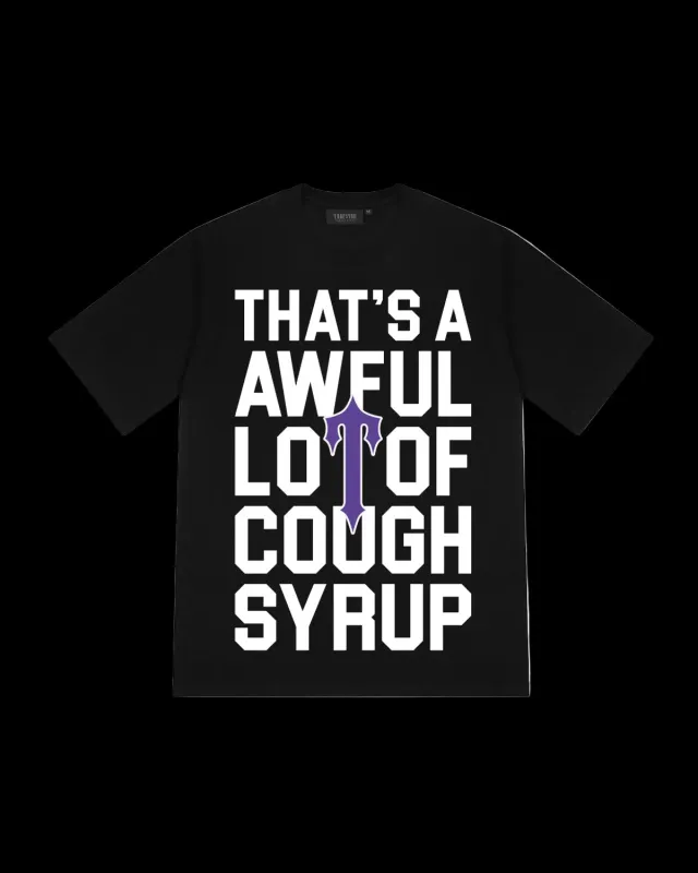 *PRE ORDER* Trapstar x Cough Syrup OG Tee - Black made by Trapstar London