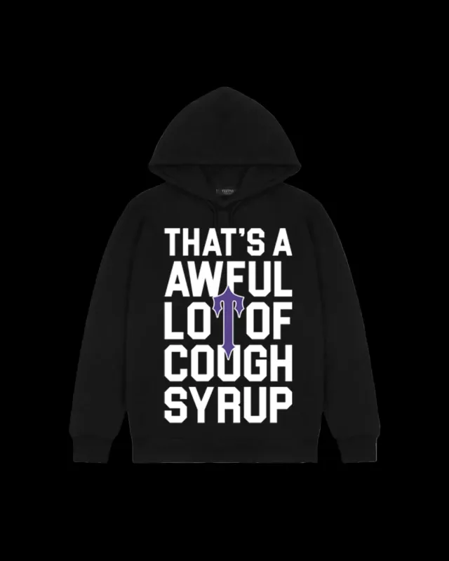 *PRE ORDER* Trapstar x Cough Syrup OG Hoodie - Black made by Trapstar London