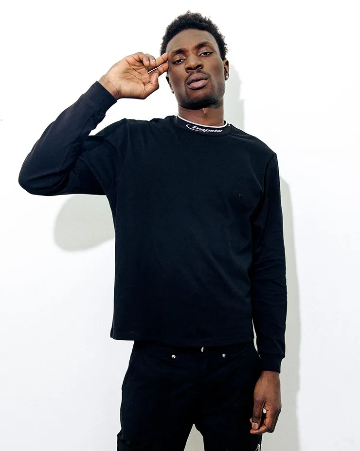 Hyperdrive Collar LS Top - Black/White sold by Trapstar London product image thumbnail 5