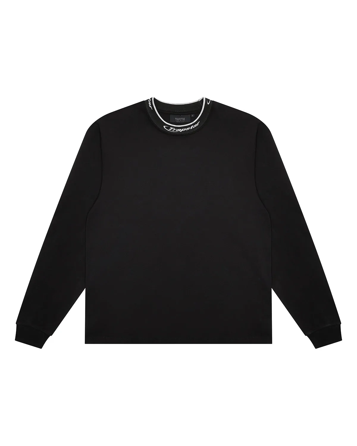 Hyperdrive Collar LS Top - Black/White sold by Trapstar London