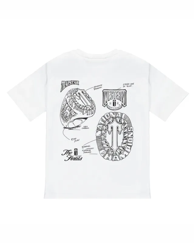 Game Time Tee - White sold by Trapstar London