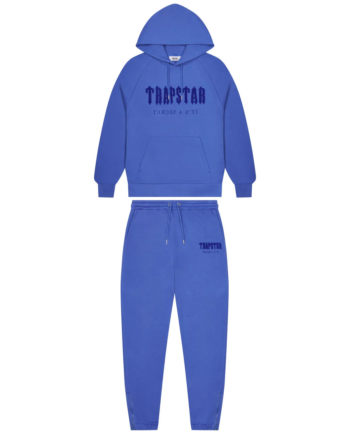 Chenille Decoded Hoodie - Cobalt sold by Trapstar London product image thumbnail 4