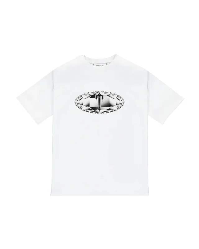 Diamond In The Rough Tee - White* sold by Trapstar London
