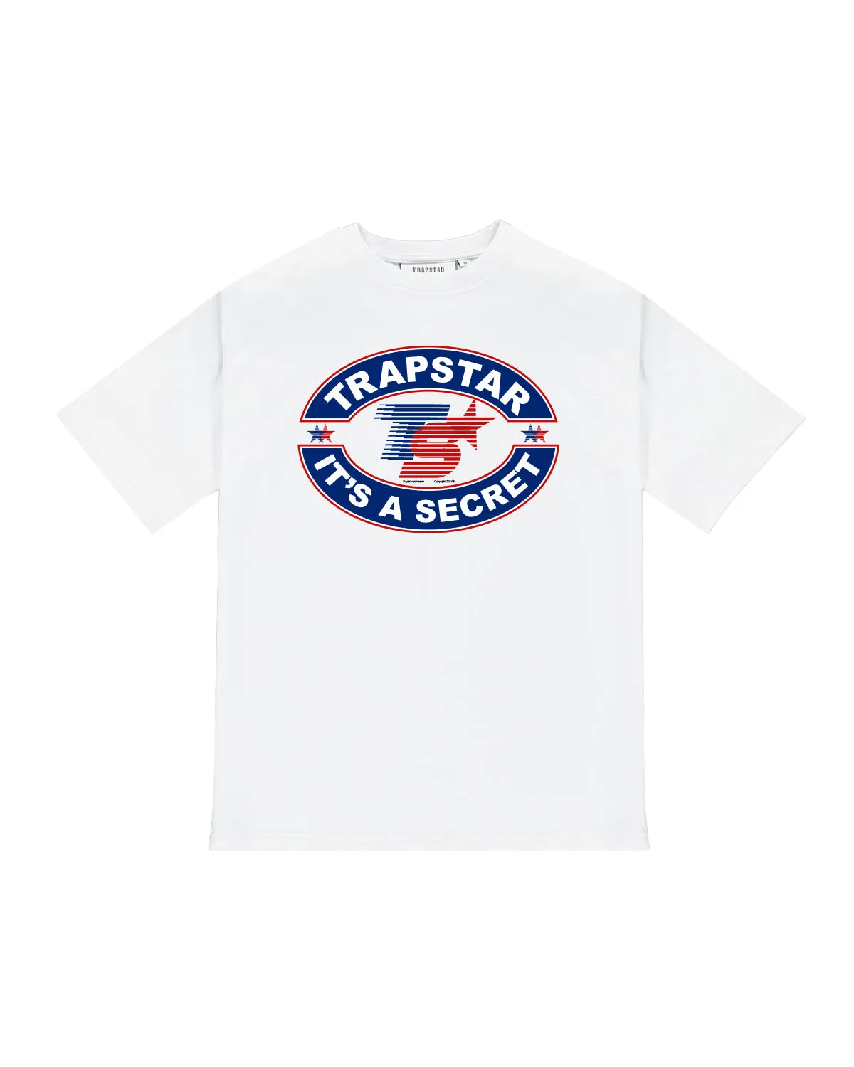 It's A Secret Print Tee - White/Grey sold by Trapstar London