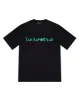Script Print Tee - Black/Aqua sold by Trapstar London