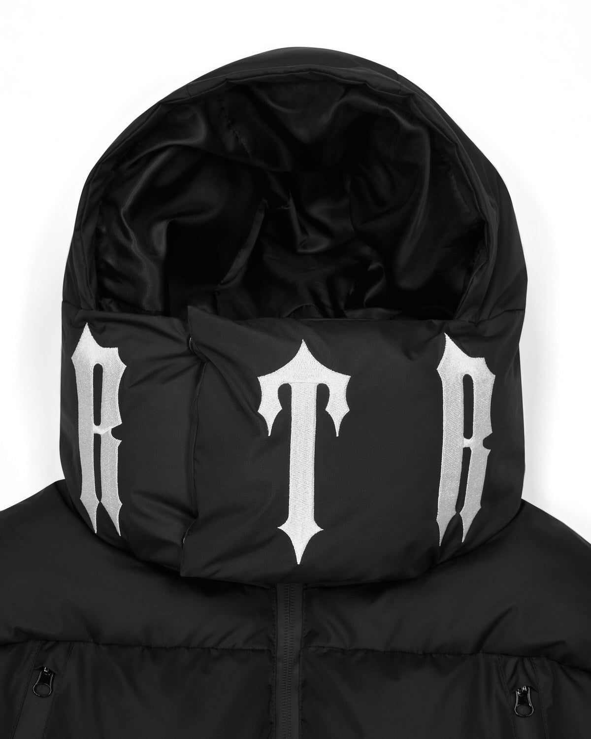 Trapstar x Cough Syrup Irongate Collar Puffer - Black | Parallel