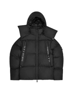 Trapstar x Cough Syrup Irongate Collar Puffer - Black | Parallel