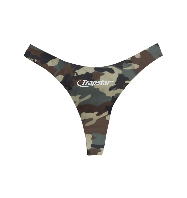 Womens Hyperdrive Bikini Bottoms - Camo sold by Trapstar London