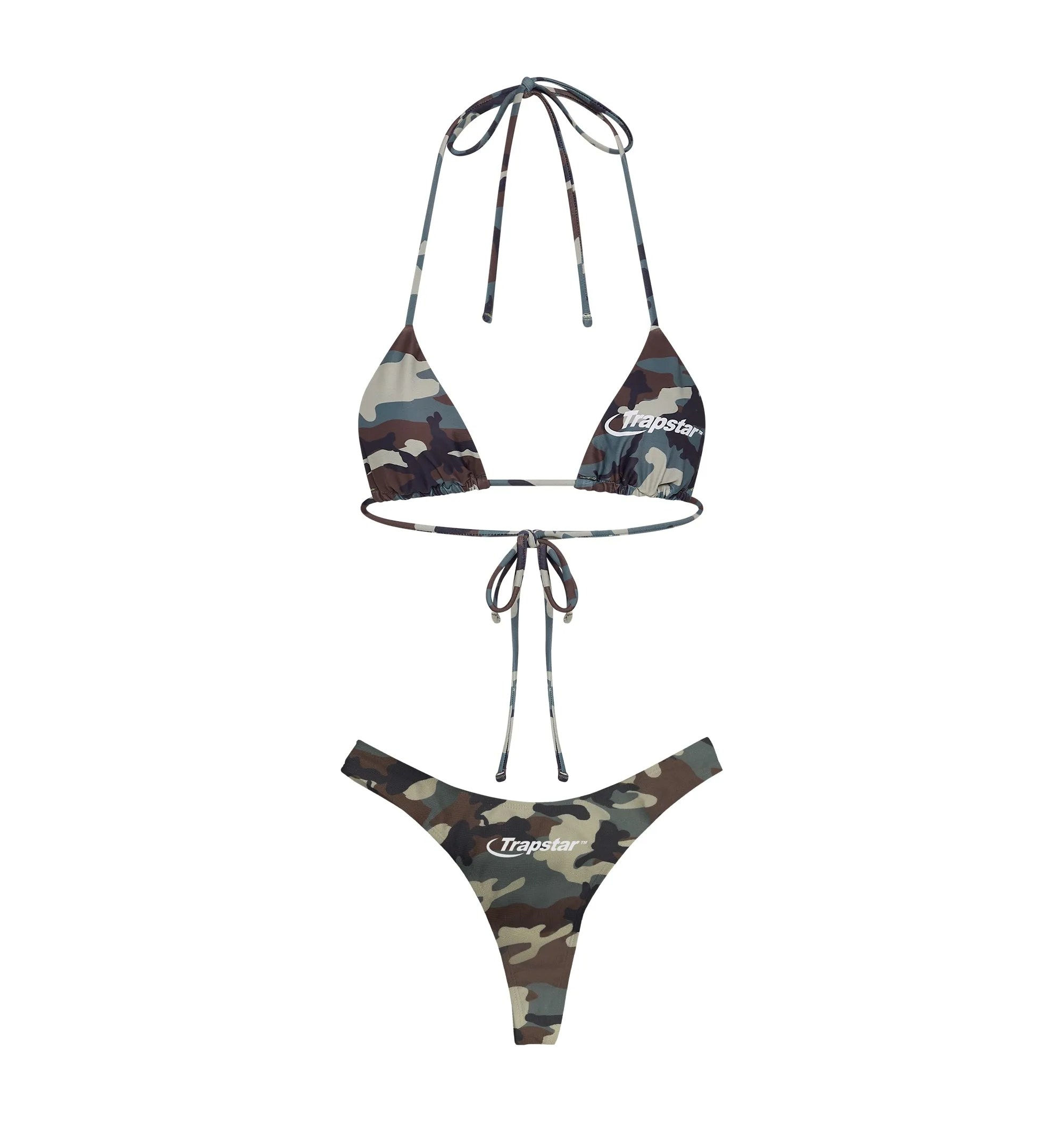 【Trapstar London】WOMEN'S HYPERDRIVE BIKINI SETUP 水着 Womens Hyperdrive Bikini Bottoms - Camo | Parallel