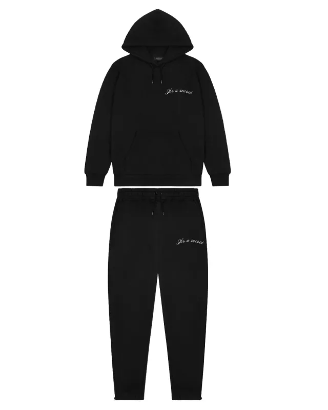 It's A Secret Hooded Tracksuit - Black sold by Trapstar London