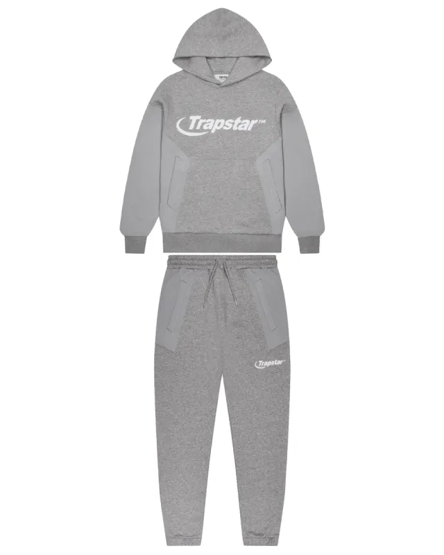 Chenille Hyperdrive Panel Tracksuit - Grey sold by Trapstar London