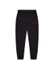 Decoded Solid Chenille Hooded Tracksuit - Black/Red sold by Trapstar London