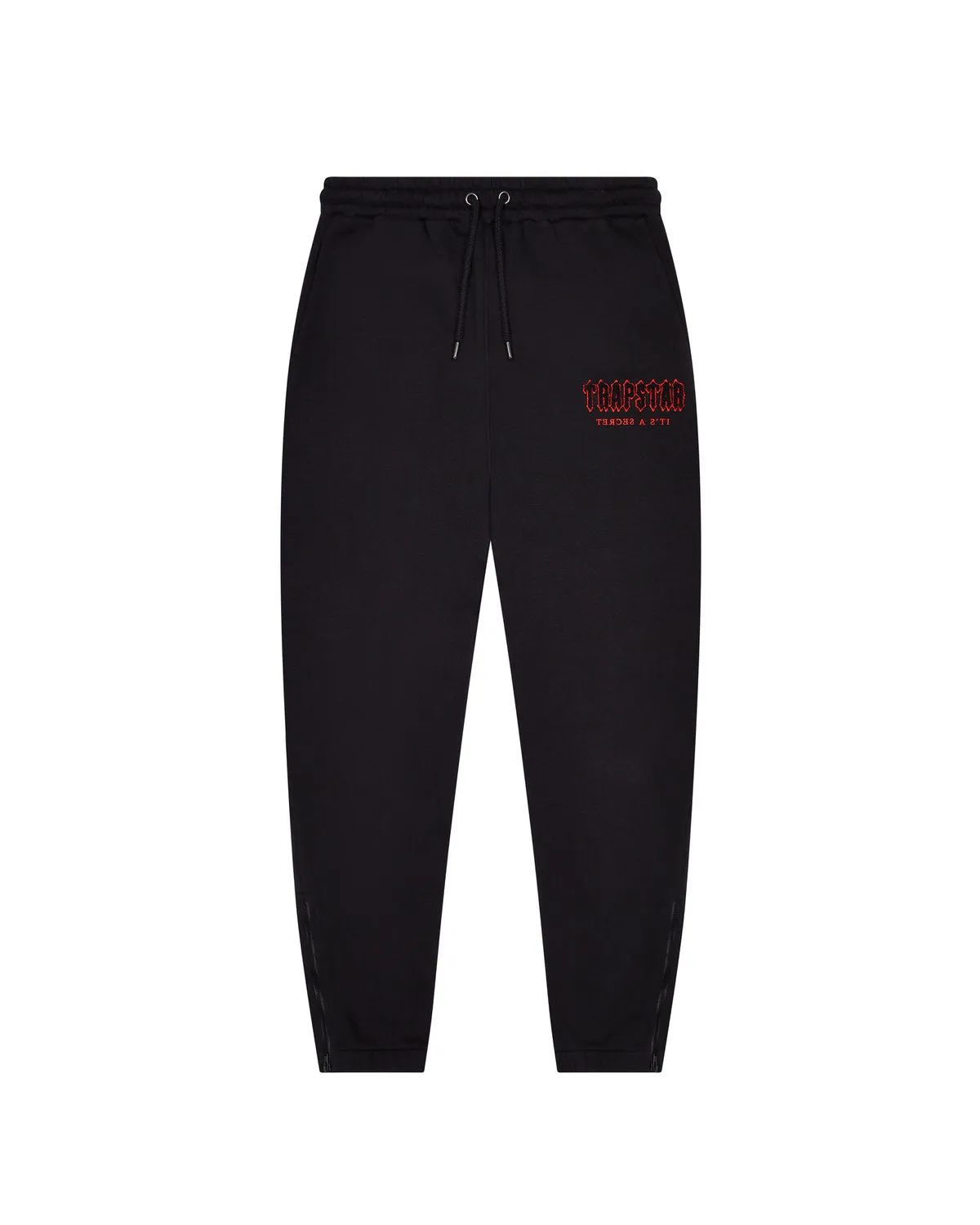 Decoded Solid Chenille Hooded Tracksuit - Black/Red sold by Trapstar London product image thumbnail 5