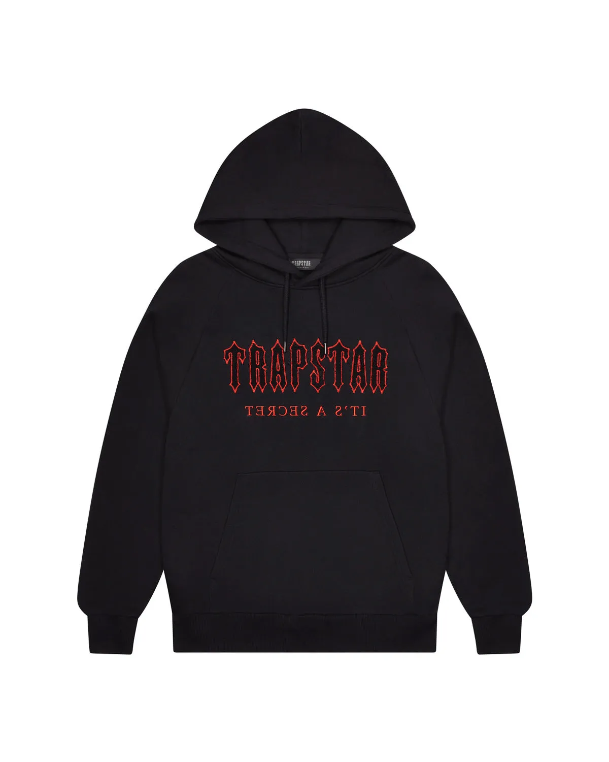 Decoded Solid Chenille Hooded Tracksuit - Black/Red sold by Trapstar London product image thumbnail 4