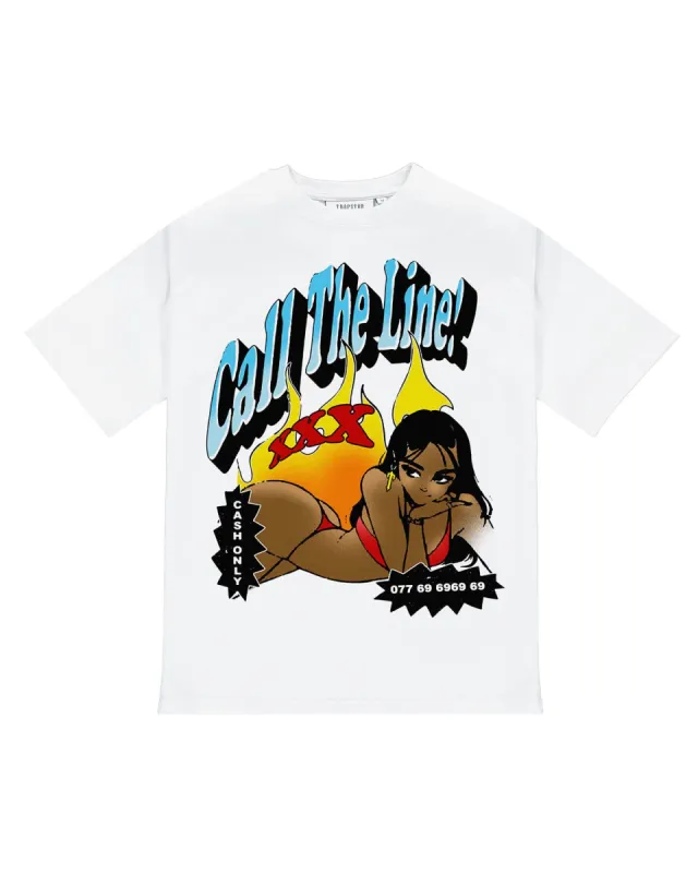 Call the Line - White sold by Trapstar London