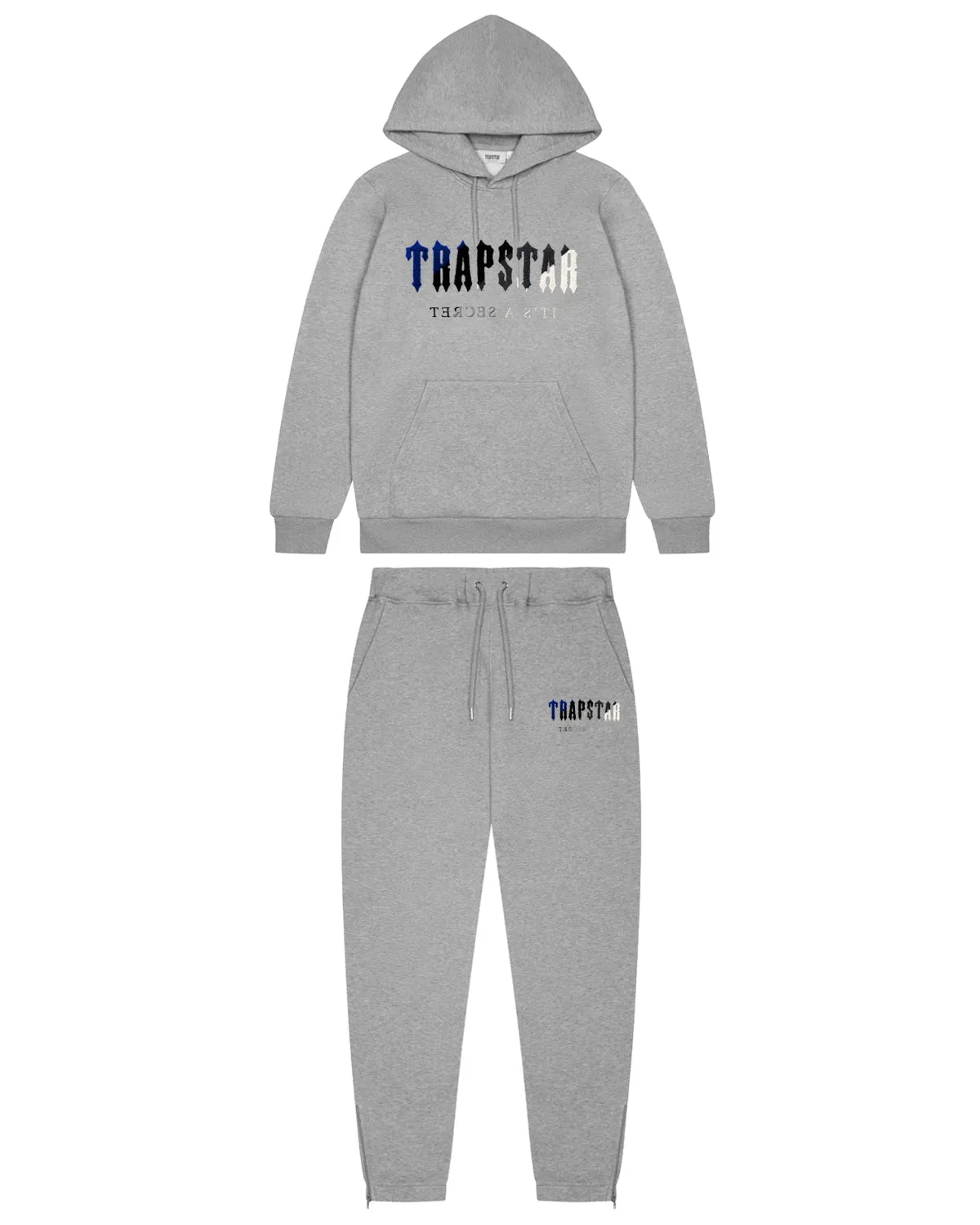 Decoded Chenille Hooded Tracksuit - Grey Ice Edition 2.0 sold by Trapstar London