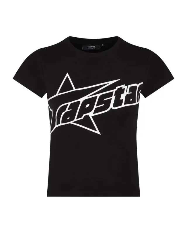 Women's TS Baby Tee - Black sold by Trapstar London