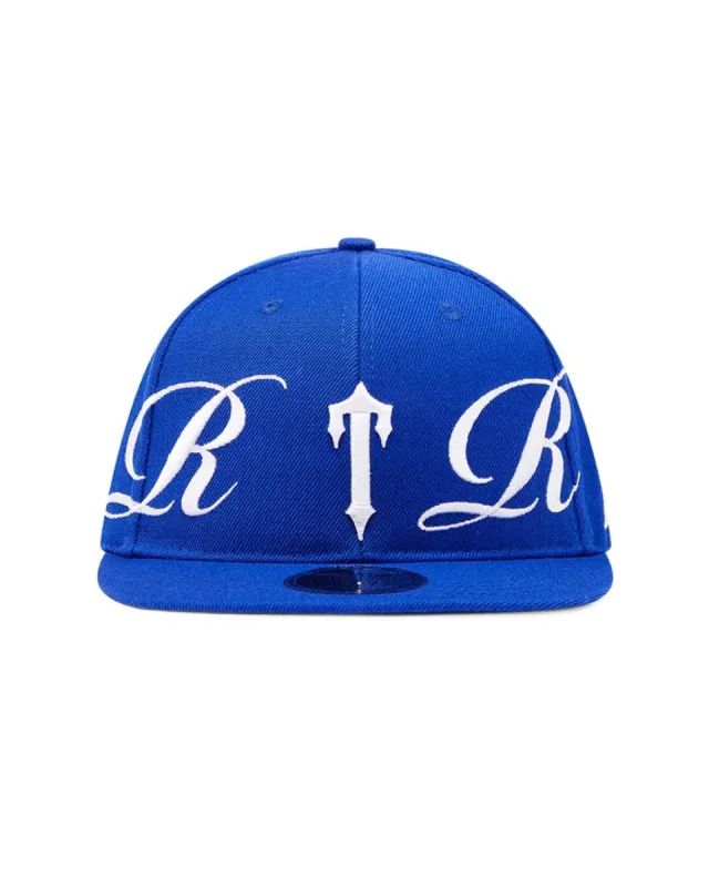 Script Fitted - Blue/White sold by Trapstar London