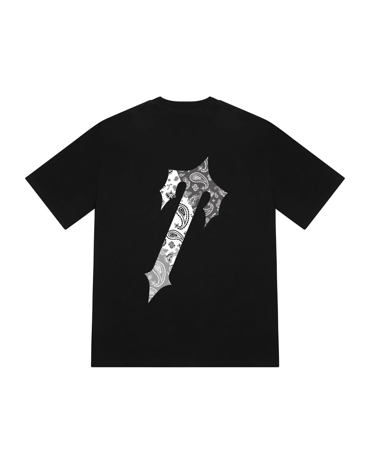 Trapstar London * DECODED PAISLEY REVOLUTION ロゴ Tシャツ Decoded Paisley Monochrome Edition Tee - Black | Parallel