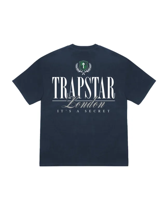 TS Crest 2.0 T-Shirt - Navy sold by Trapstar London