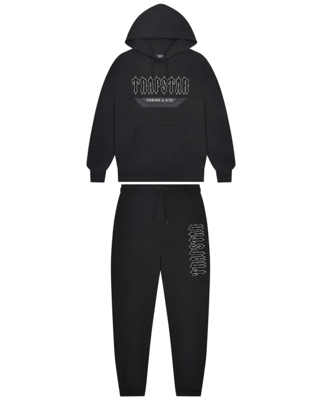 Decoded  Panel Tracksuit - Black sold by Trapstar London