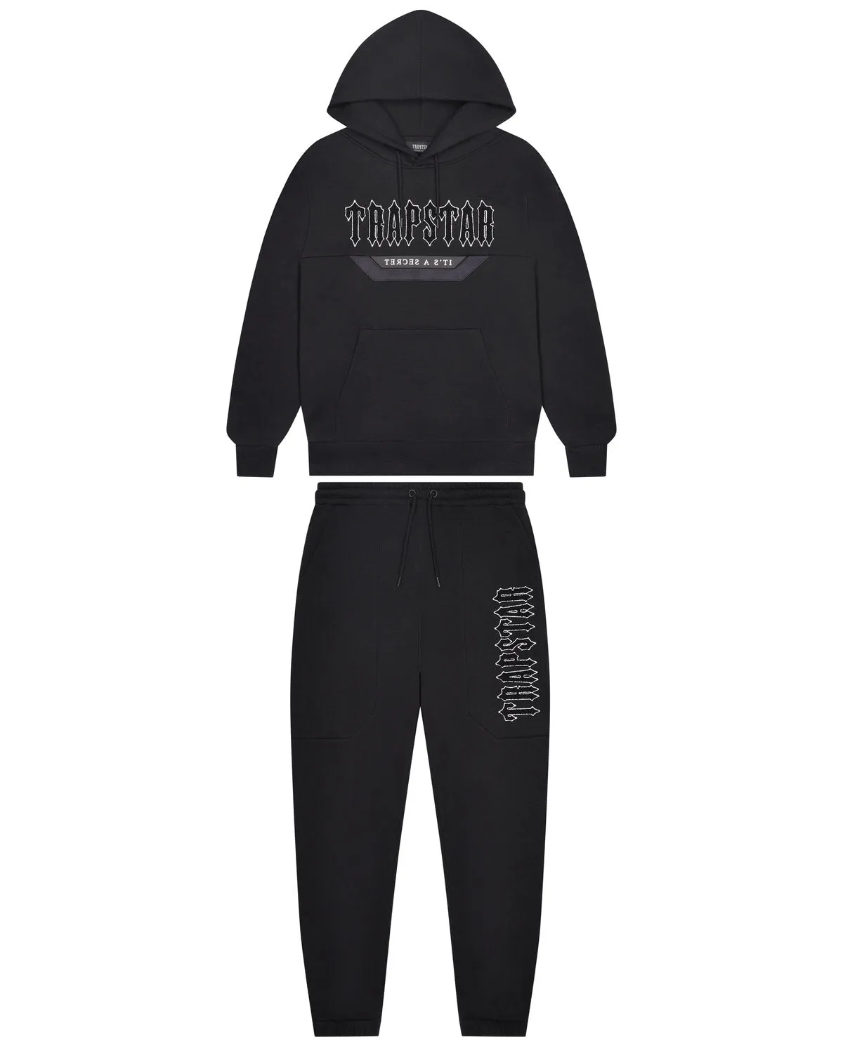 Decoded Panel Tracksuit - Black sold by Trapstar London