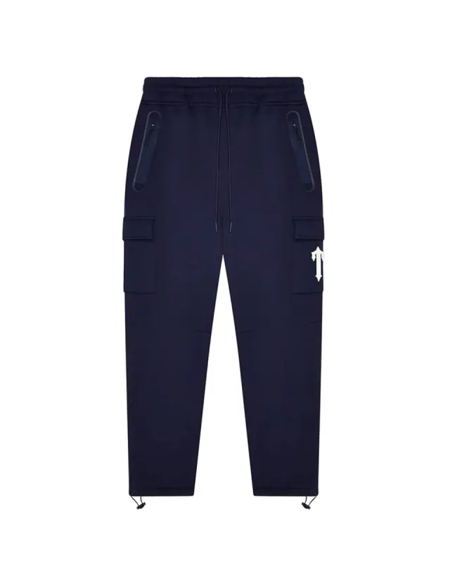 Irongate T Trap Fleece Bottoms - Navy sold by Trapstar London
