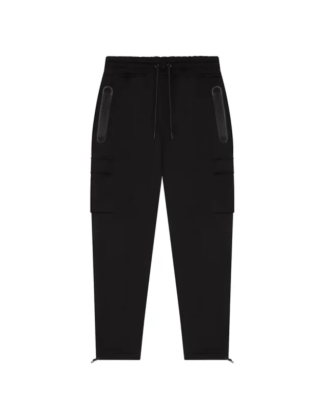 Irongate T Trap Fleece Bottoms - Black sold by Trapstar London
